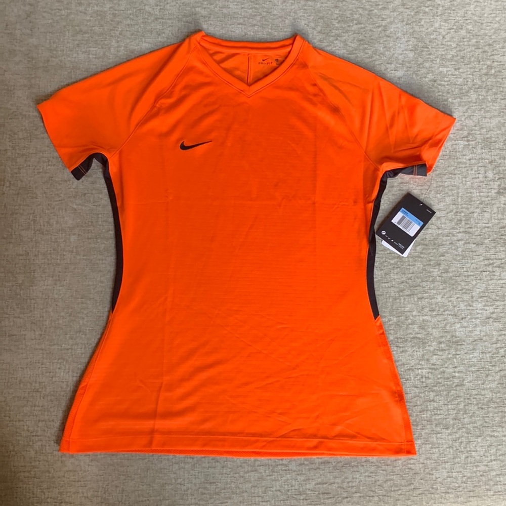 New!!!! Nike Dri-FIT Tiempo Premier Short Sleeve Shirt Jersey Women's Medium.